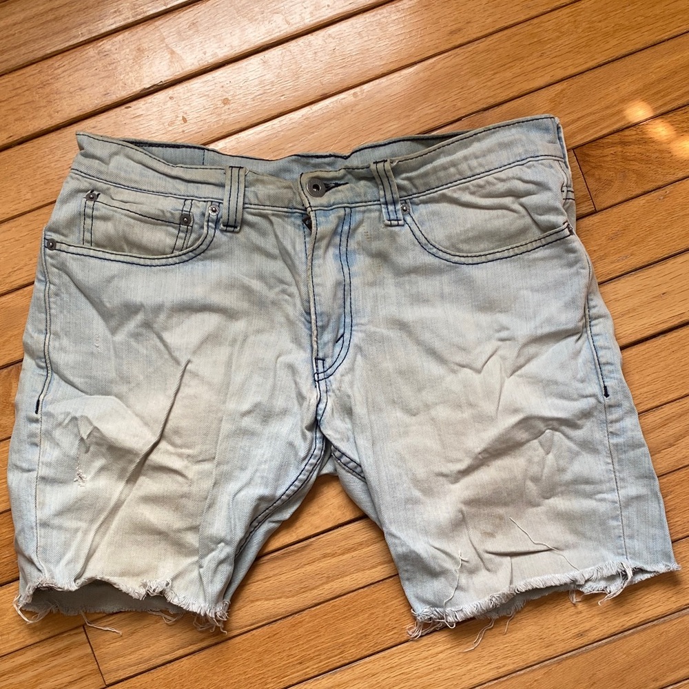 Levi's Light Blue Jean Shorts for Men